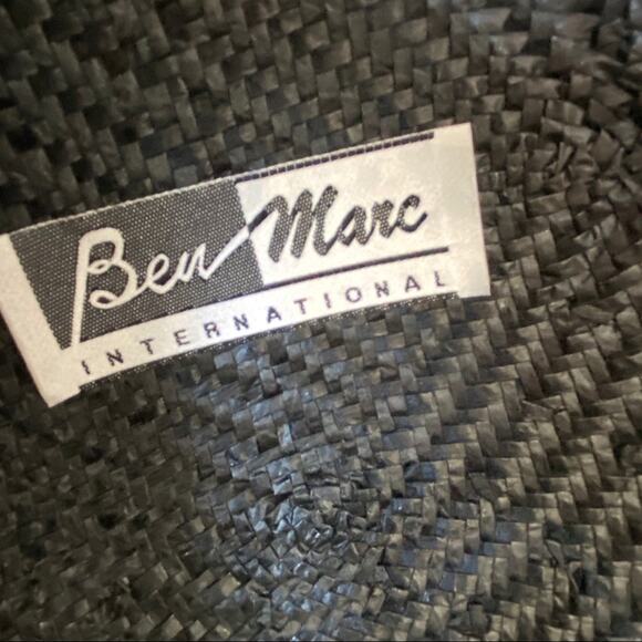 Ben Marc Church Black Derby Hat Feather Lace - Picture 9 of 10